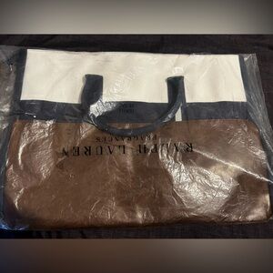 Brand new still in plastic Ralph Lauren overnight bag